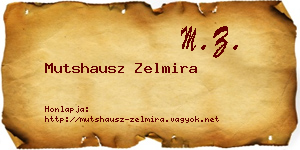 Mutshausz Zelmira névjegykártya